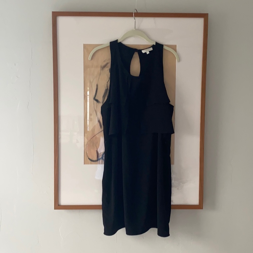 Black shift dress
